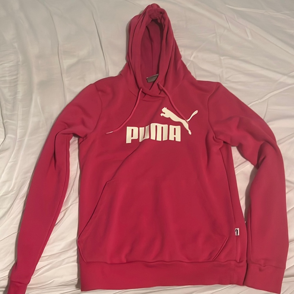Women’s Hot Pink Puma Hoodie